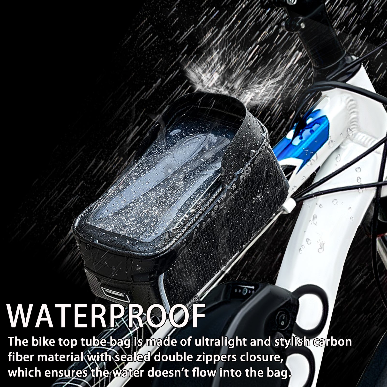 SOODOO Waterproof Bike Frame Bag