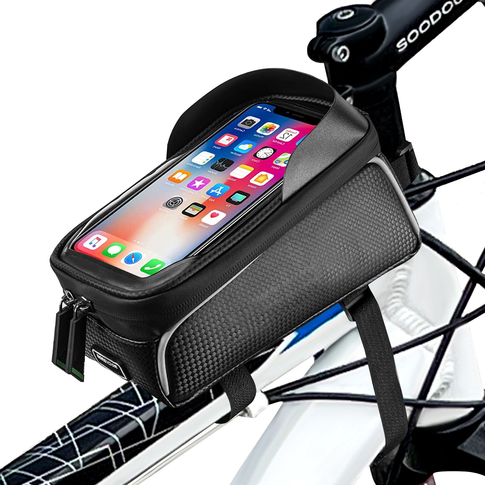 Bike frame hot sale bag phone