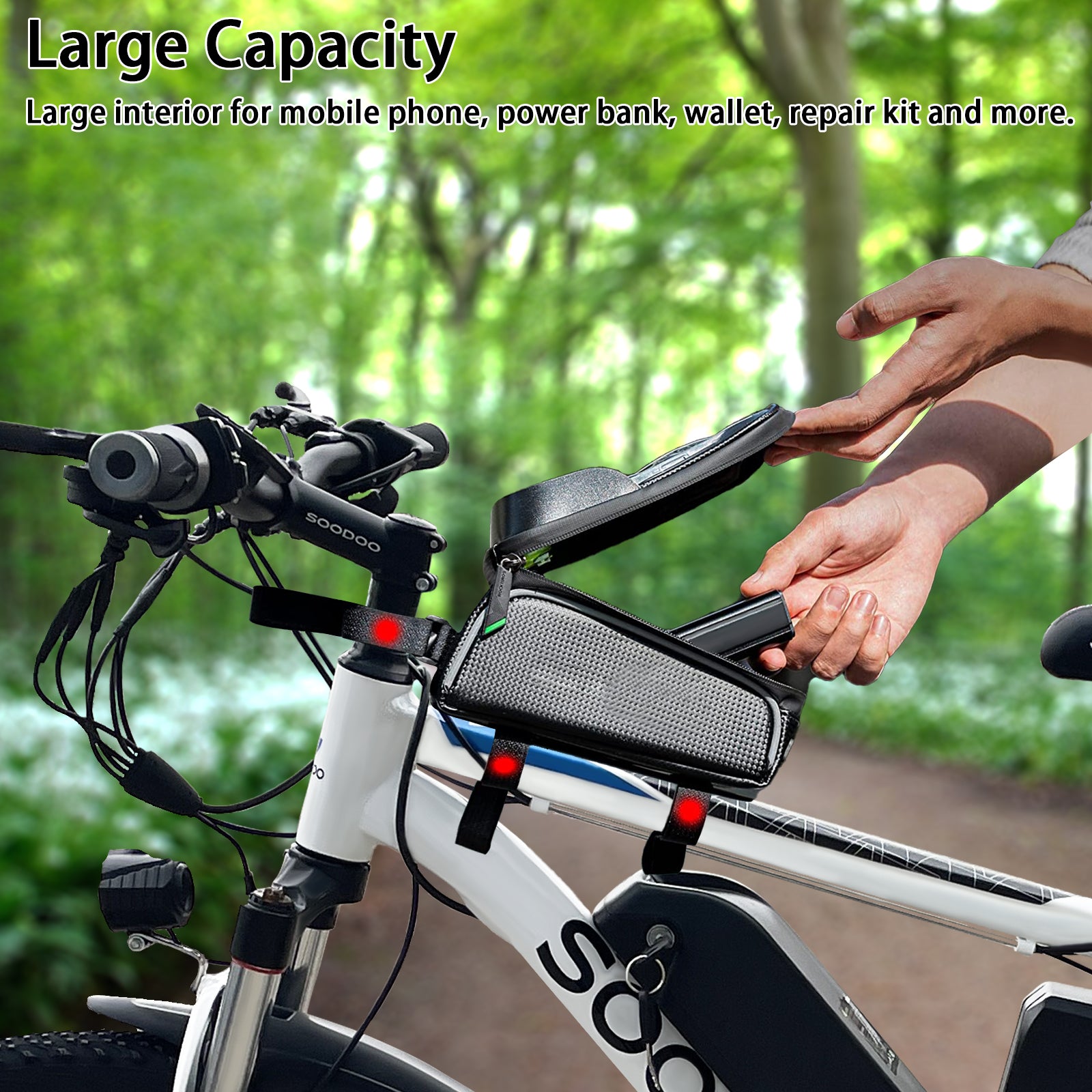 SOODOO Waterproof Bike Frame Bag